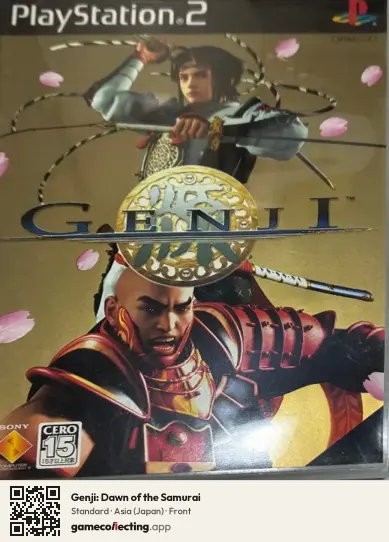 Genji: Dawn of the Samurai PlayStation 2, Asia box front