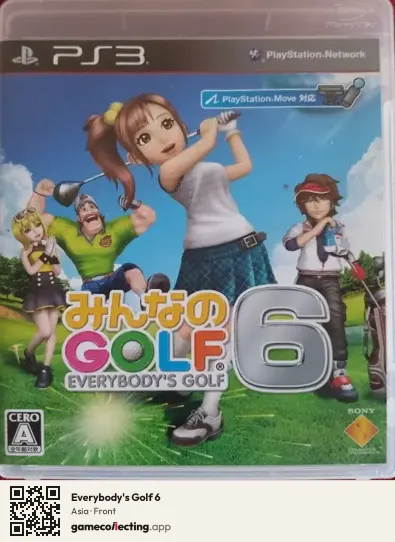 Everybody's Golf 6 PlayStation 3, Asia box front