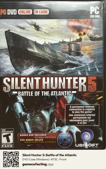 Silent Hunter 5: Battle of the Atlantic Computer, NTSC box front