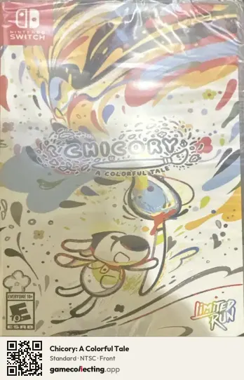 Chicory: A Colorful Tale Nintendo Switch, NTSC box front