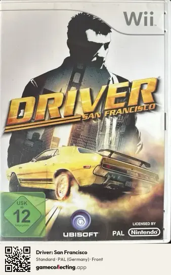 Driver: San Francisco Nintendo Wii, Germany box front