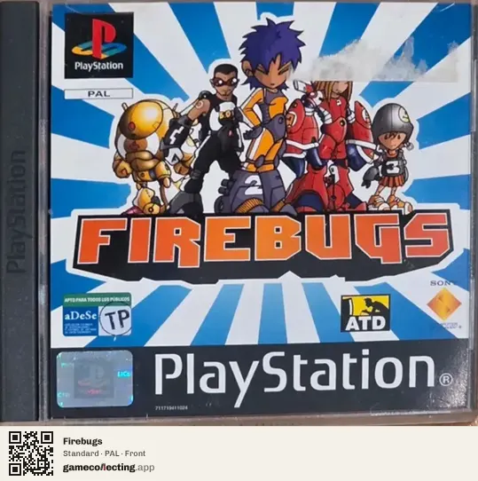 Firebugs PlayStation, PAL box front