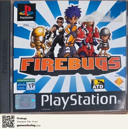 Firebugs PlayStation, PAL box front