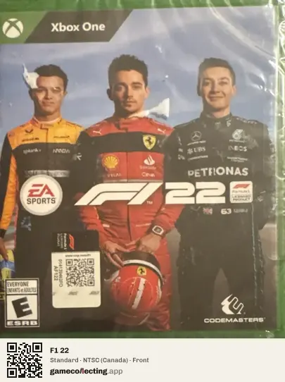 F1 22 Xbox One, Canada box front