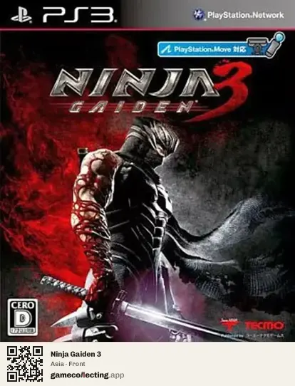 Ninja Gaiden 3 PlayStation 3, Asia box front