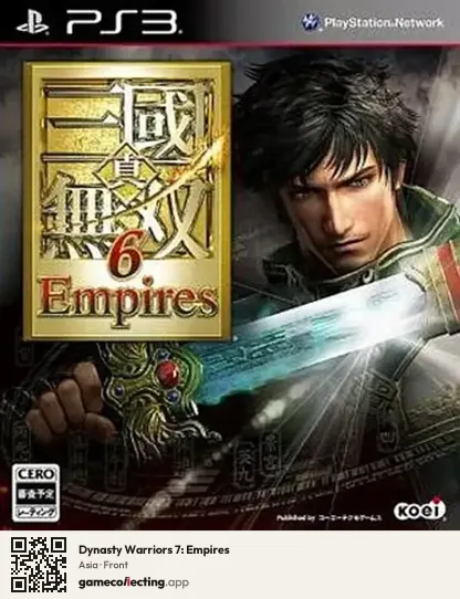 Dynasty Warriors 7: Empires PlayStation 3, Asia box front
