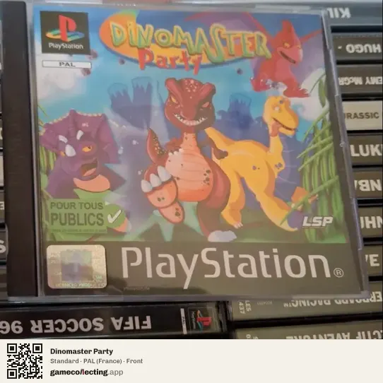 Dinomaster Party PlayStation, France box front