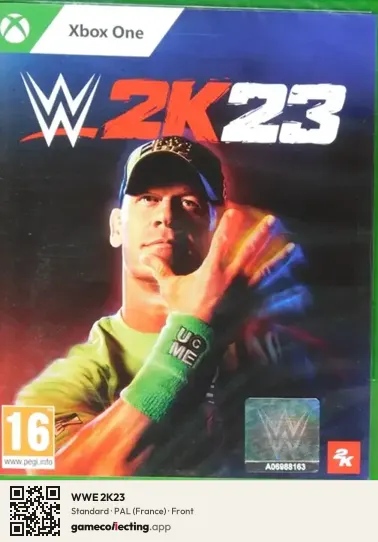 WWE 2K23 Xbox One, France box front
