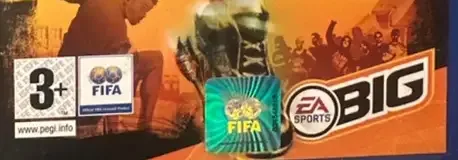 FIFA Street 2, the PEGI square on its front