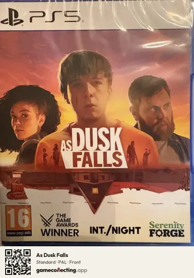 As Dusk Falls PlayStation 5, PAL box front