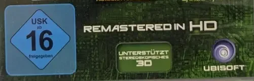 Tom Clancy's Splinter Cell Trilogy, the USK square on its front