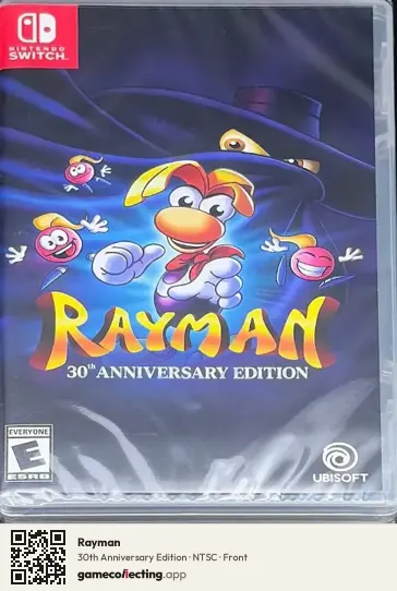 Rayman Nintendo Switch, NTSC box front