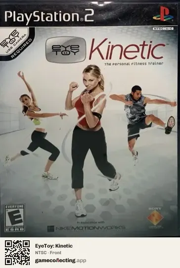 EyeToy: Kinetic PlayStation 2, NTSC box front
