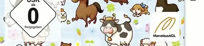 Harvest Moon 3D: A New Beginning, the USK square on its front