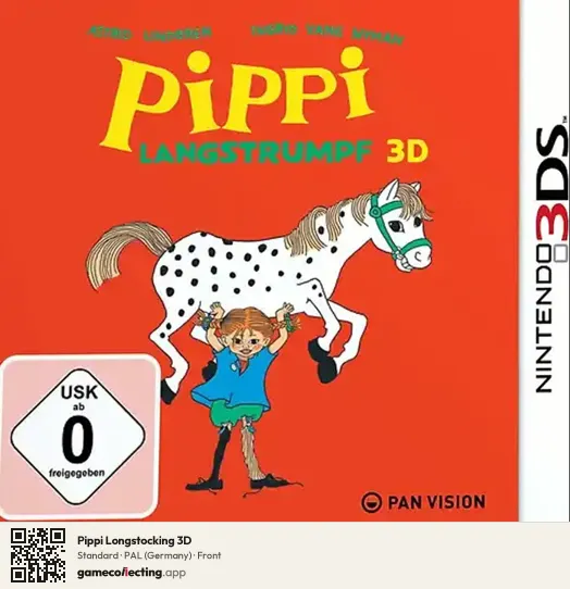 Pippi Longstocking 3D Nintendo 3DS, Germany box front