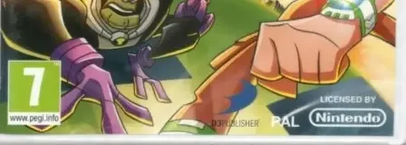 Ben 10: Omniverse 2, the PEGI square on its front