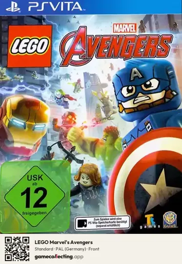LEGO Marvel's Avengers PlayStation Vita, Germany box front