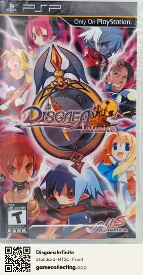 Disgaea Infinite PlayStation Portable, NTSC box front