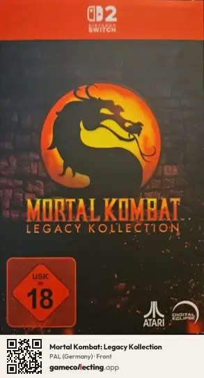 Mortal Kombat: Legacy Kollection Nintendo Switch 2, Germany box front