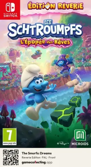 The Smurfs: Dreams Nintendo Switch, PAL box front