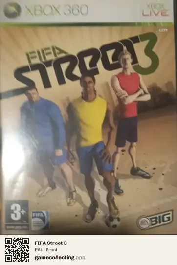 FIFA Street 3 Xbox 360, PAL box front