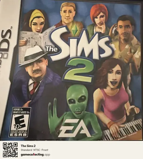 The Sims 2 Nintendo DS, NTSC box front