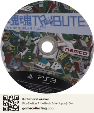 Katamari Forever PlayStation 3, Asia disc