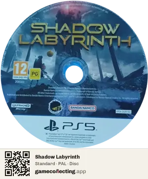 Shadow Labyrinth PlayStation 5, PAL disc