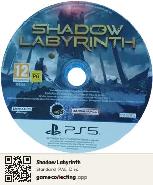 Shadow Labyrinth PlayStation 5, PAL disc