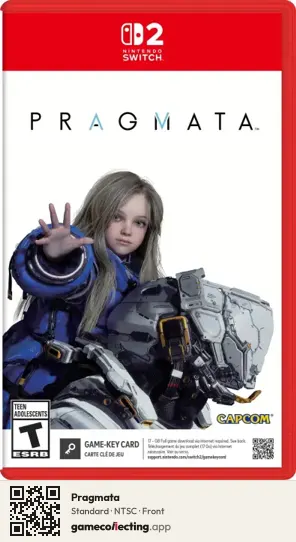 Pragmata Nintendo Switch 2, NTSC box front