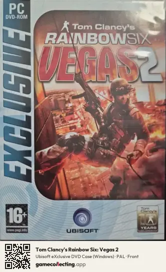 Tom Clancy's Rainbow Six: Vegas 2 Computer, PAL box front