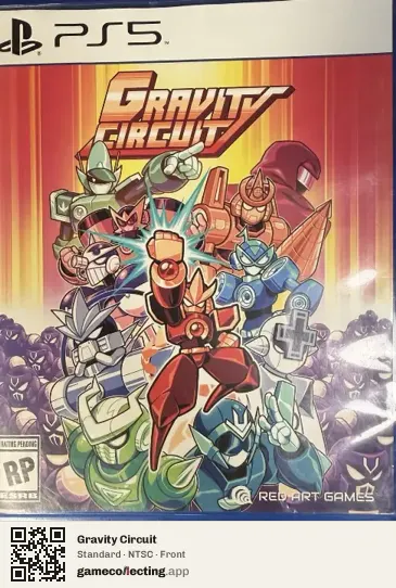 Gravity Circuit PlayStation 5, NTSC box front