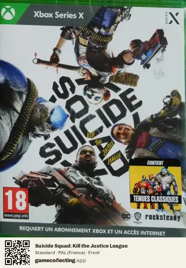 Suicide Squad: Kill the Justice League Xbox Series X, France box front