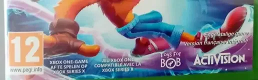 Crash Bandicoot 4: It's About Time, the PEGI square on its front