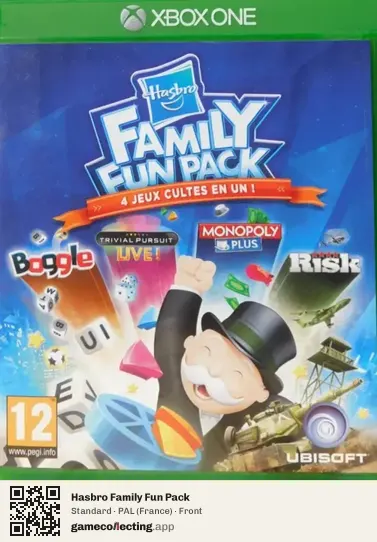 Hasbro Family Fun Pack Xbox One, France box front