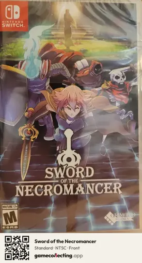 Sword of the Necromancer Nintendo Switch, NTSC box front