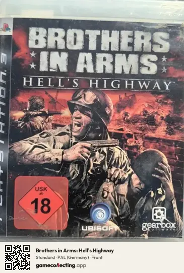 Brothers in Arms: Hell's Highway PlayStation 3, Germany box front