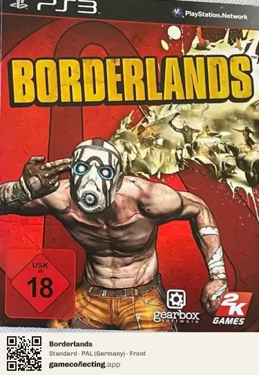 Borderlands PlayStation 3, Germany box front