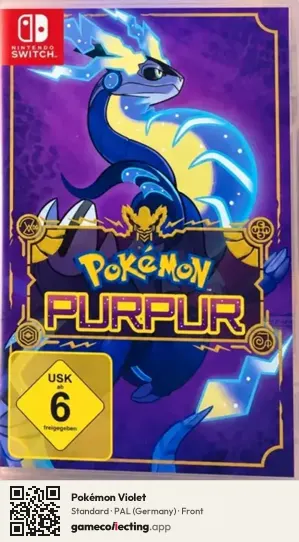 Pokémon Violet Nintendo Switch, Germany box front