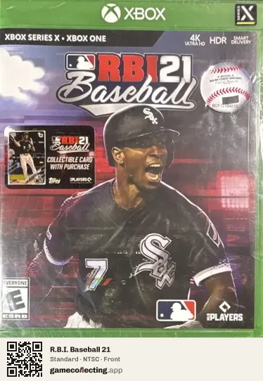 R.B.I. Baseball 21 Xbox One, NTSC box front