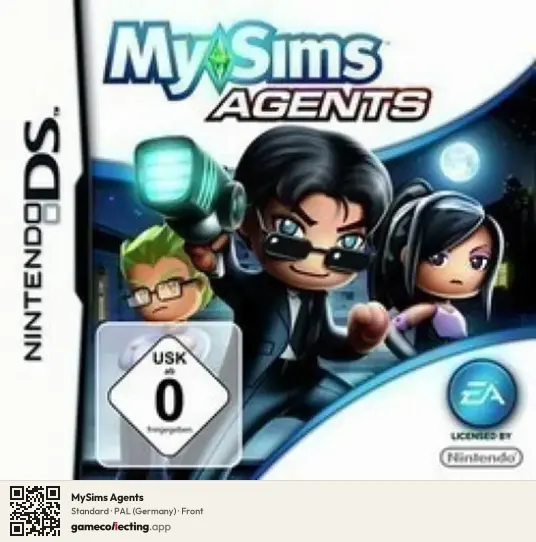 MySims Agents Nintendo DS, Germany box front