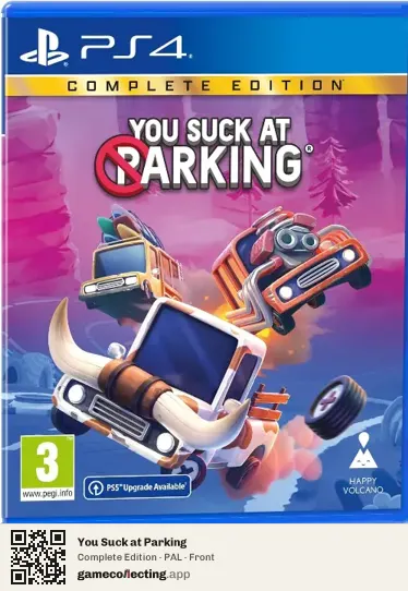 You Suck at Parking PlayStation 4, PAL box front