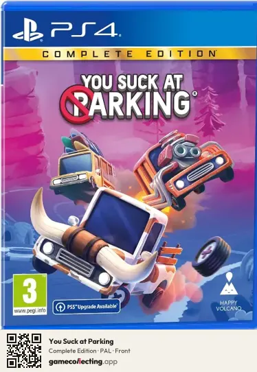 You Suck at Parking PlayStation 4, PAL box front