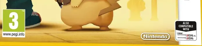 Detective Pikachu, the PEGI square on its front