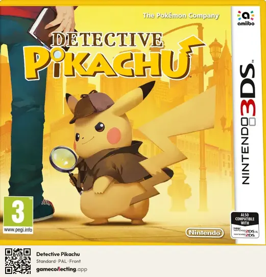 Detective Pikachu Nintendo 3DS, PAL box front