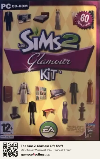 The Sims 2: Glamour Life Stuff Computer, France box front