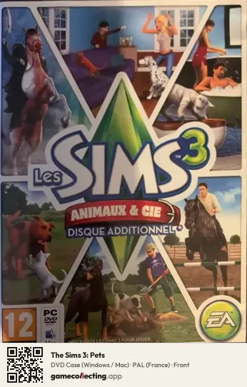 The Sims 3: Pets Computer, France box front