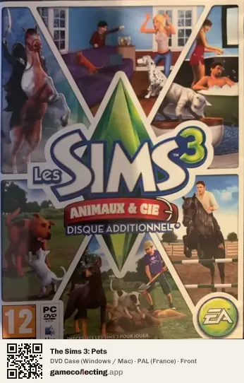 The Sims 3: Pets Computer, France box front