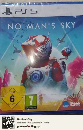 No Man's Sky PlayStation 5, Germany box front