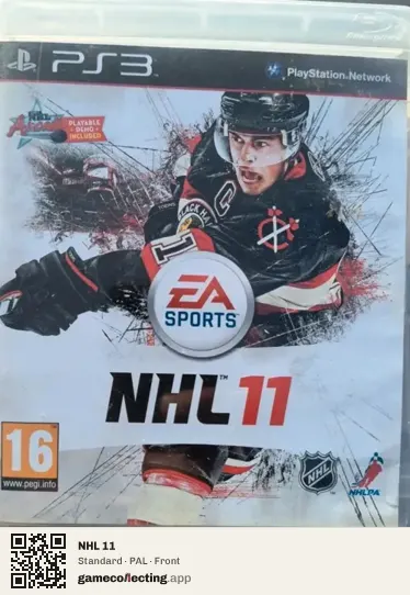 NHL 11 PlayStation 3, PAL box front